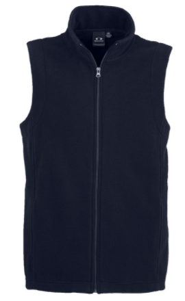 VV-F233MN PLAIN MICRO FLEECE VEST - NAVY