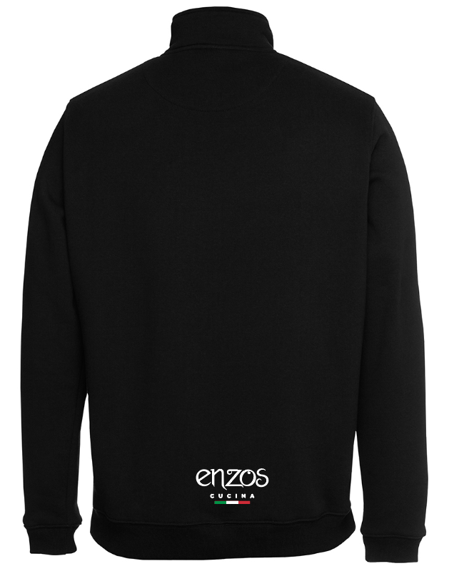 EC-S3FSZ C of C Brass 1/2 Zip Sweat Black