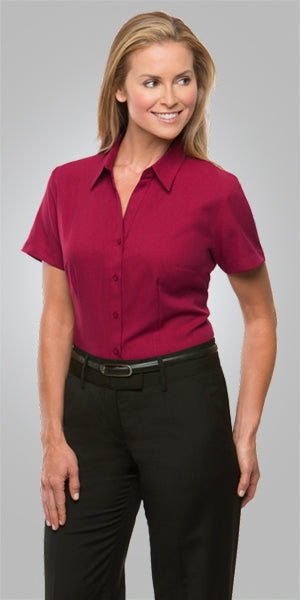 HS2146-RN: Ezylin Shirt - Red