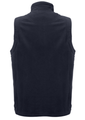 VV-F233MN PLAIN MICRO FLEECE VEST - NAVY