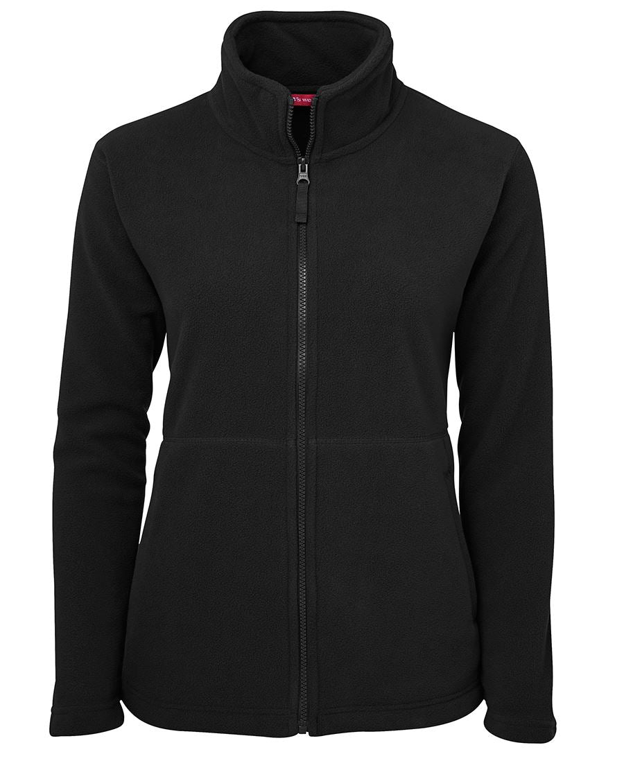 UA-FJCB UNISEX POLARFLEECE ZIP FRONT JACKET - BLACK
