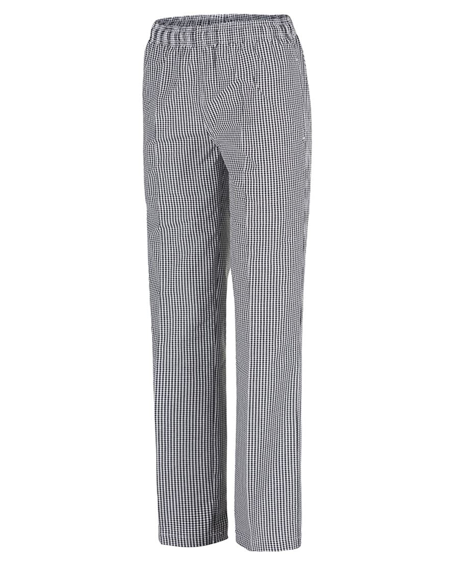 HS5CCP1-HOSPITALITY: Ladies Elasticated Pant - Black/White