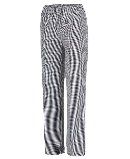 HS5CCP1-HOSPITALITY: Ladies Elasticated Pant - Black/White