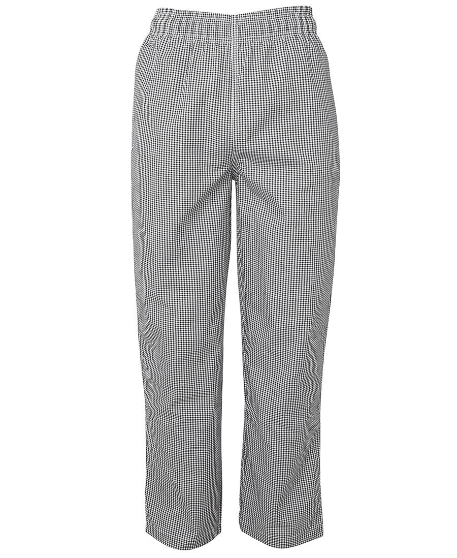 HS5CCP-HOSPITALITY: Mens Elasticated Pant - Black/White