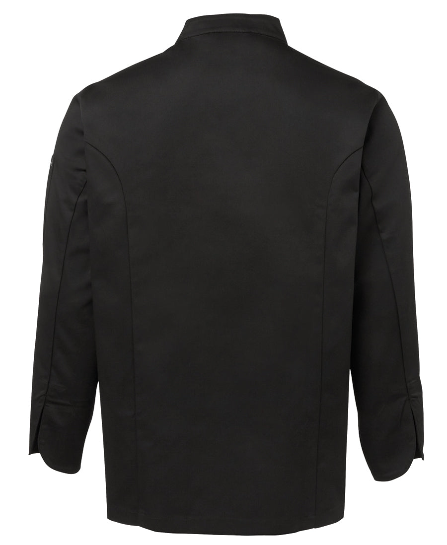 LSRH-CHEFJLS - 5CJ UNISEX L/S CHEFS JACKET BLACK