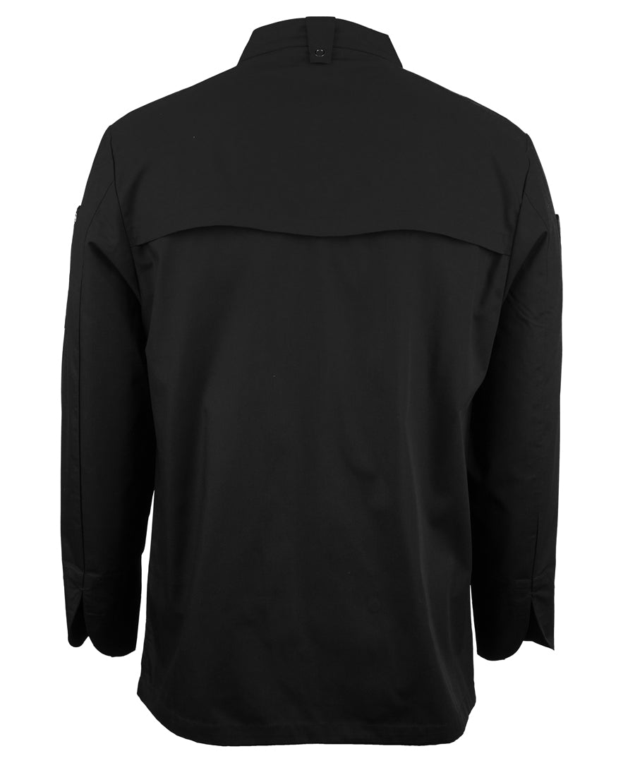 EC-5CJL L/S Snap Button Chefs Jacket (5 Star Logo)