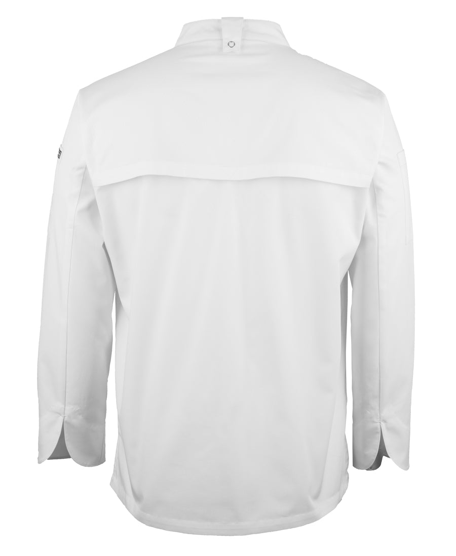EC-5CJL L/S Snap Button Chefs Jacket (5 Star Logo)