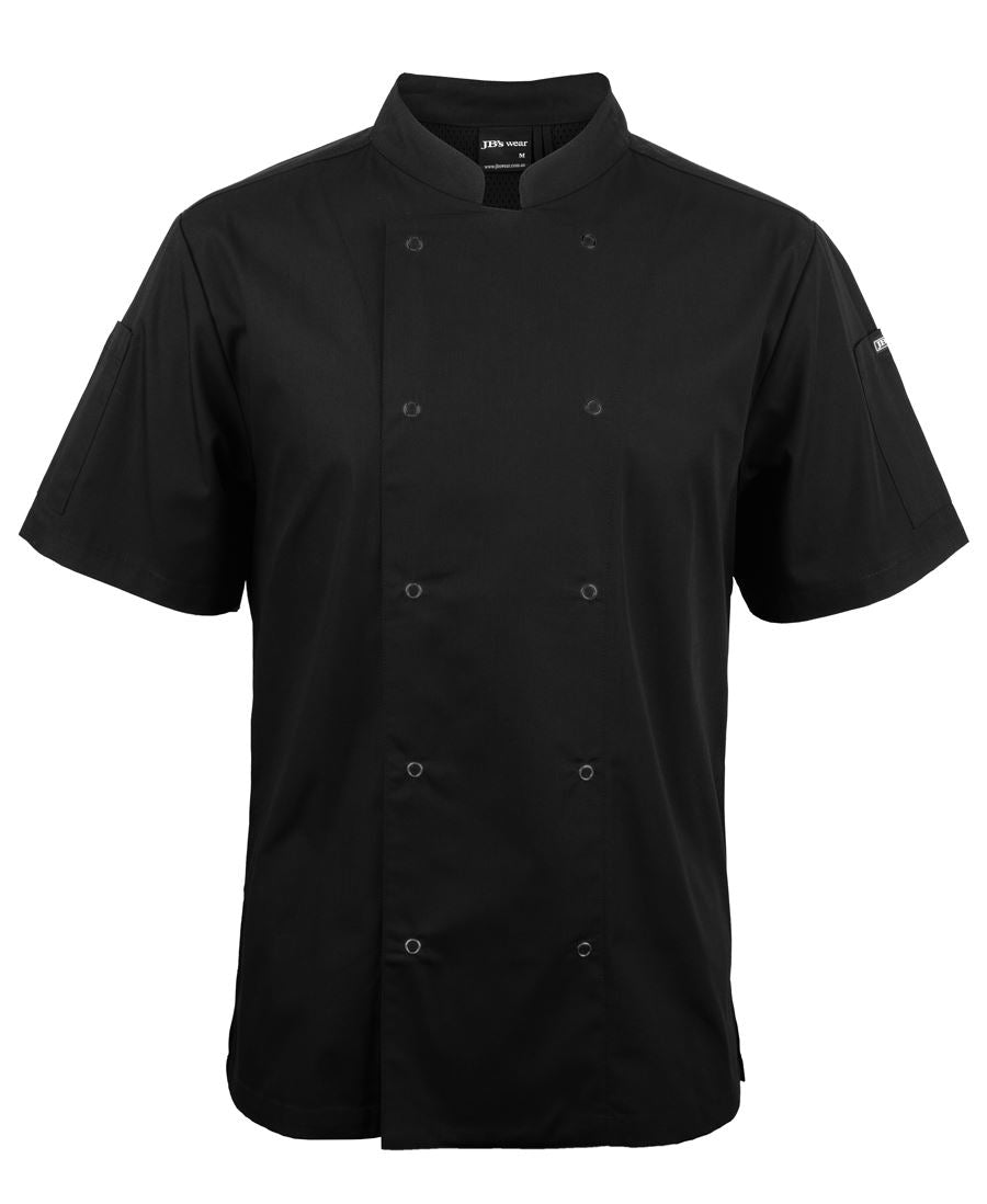 EC-5CJS S/S Snap Button Chefs Jacket (5 Star Logo)