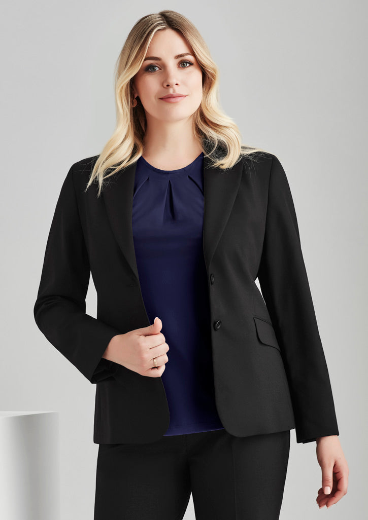 64012 - Womens Comfort Wool Stretch Longline Jacket