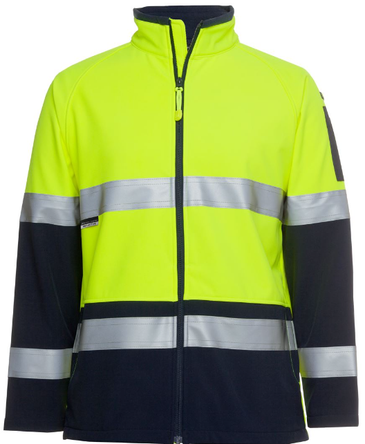 6D4LJ - HI VIS 4602.1 (D+N) SOFTSHELL JACKET
