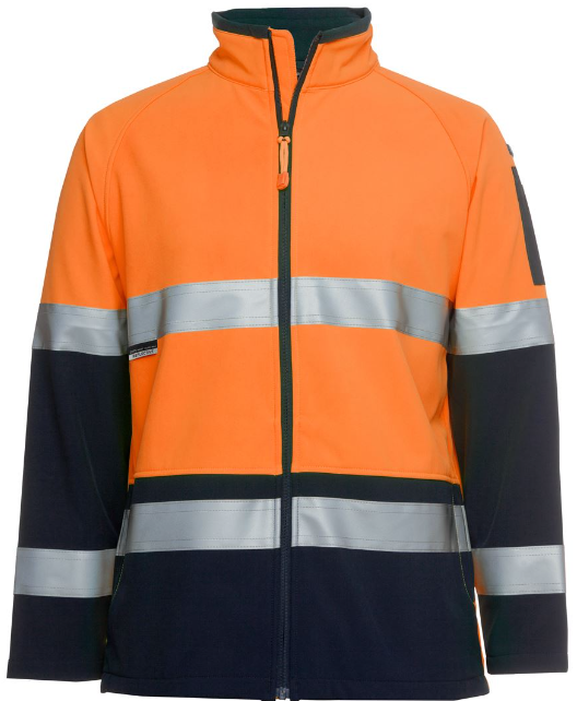 6D4LJ - HI VIS 4602.1 (D+N) SOFTSHELL JACKET