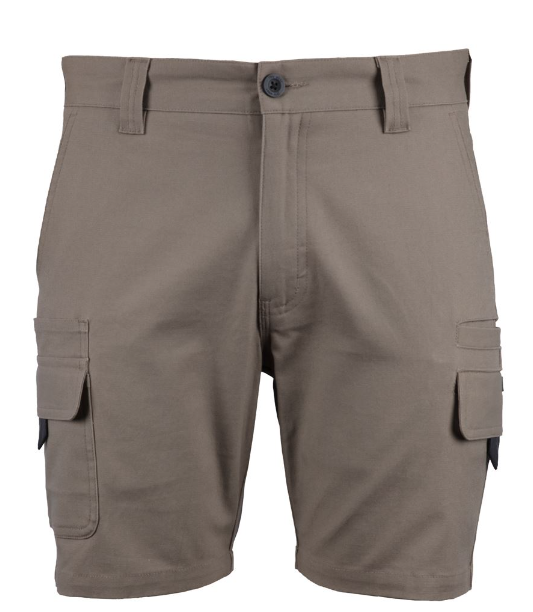 6MSC - MULTI POCKET STRETCH CANVAS SHORT