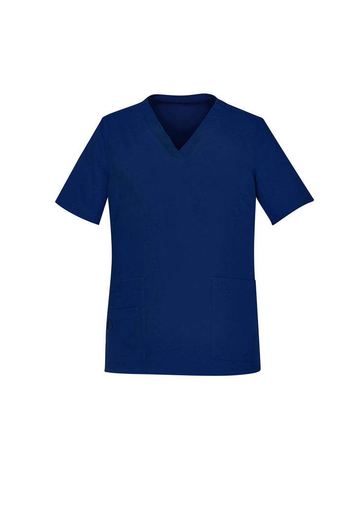 AC-CST941LS Mens Avery V-Neck Scrub Top Navy