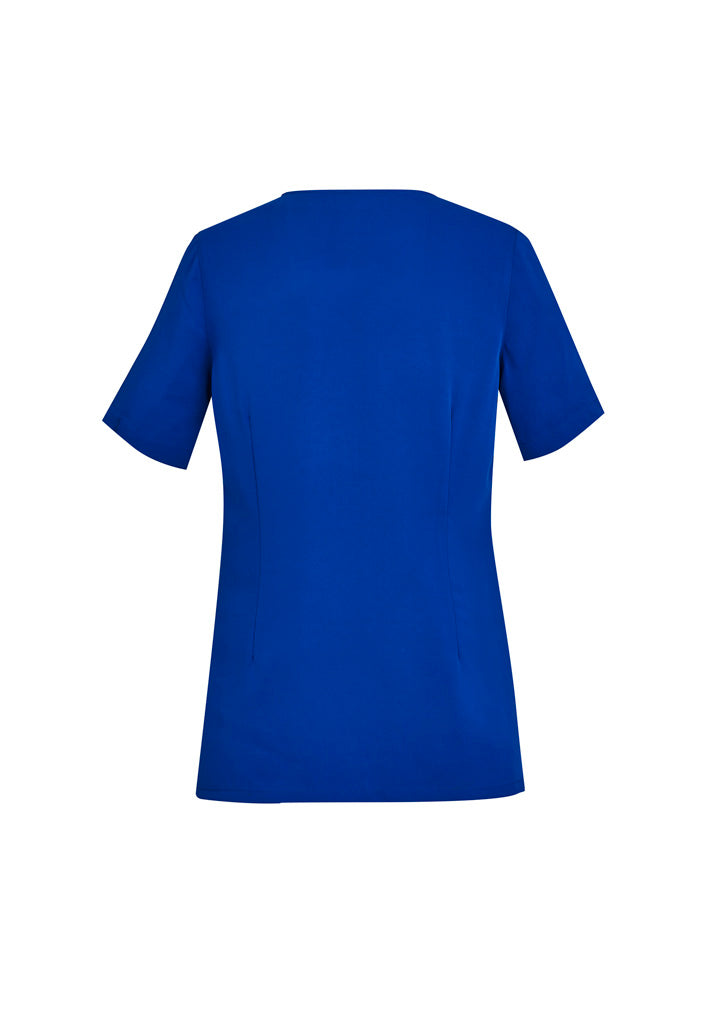 AC-CST942LS Womens Avery Round Neck Scrub Top Royal