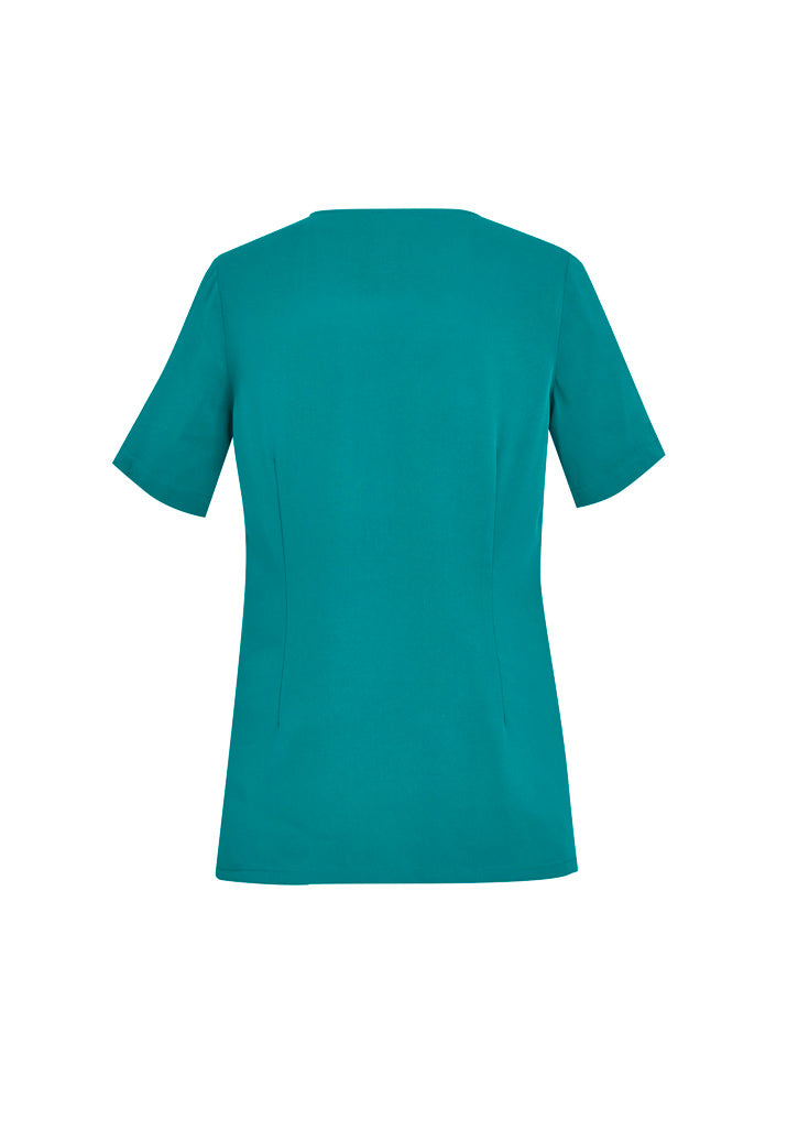 AC-CST942LS Womens Avery Round Neck Scrub Top Teal