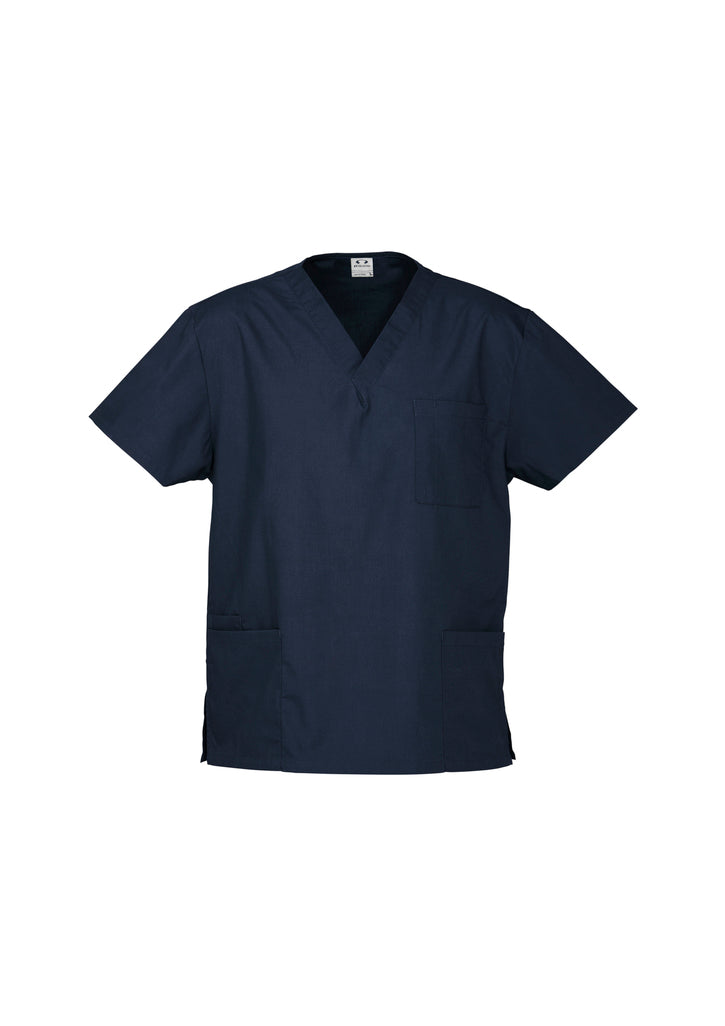 LS-H10612 UNISEX SCRUB TOP - NAVY