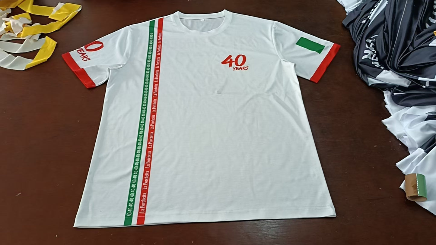 LA PORCHETTA 40TH ANNIVERSARY T-SHIRT