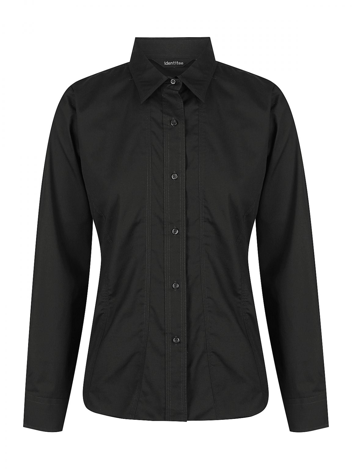 LSRH-W14 – LADIES ASTON LONG SLEEVE SHIRT BLACK