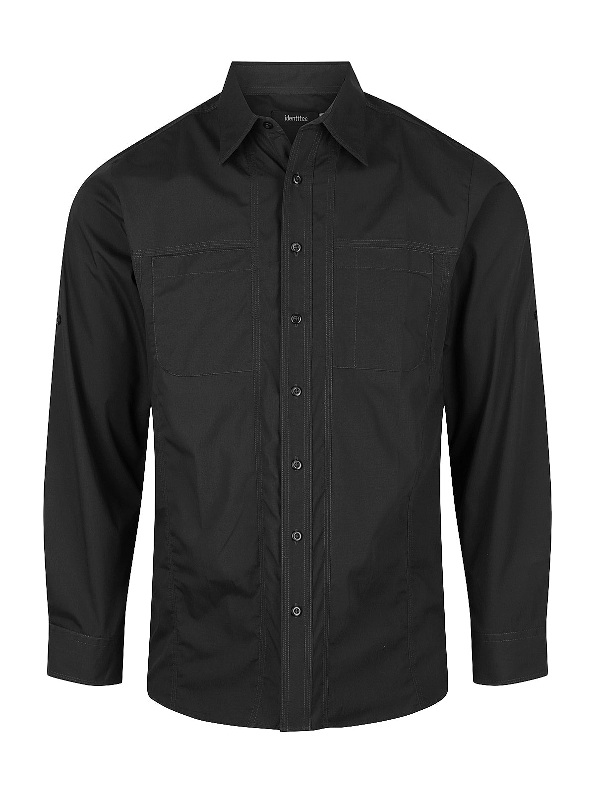 TC-W12 - MENS ASTON LONG SLEEVE SHIRT BLACK