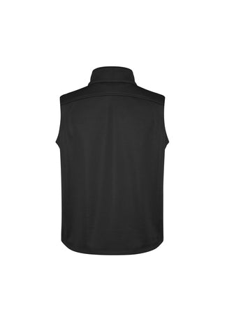 UA-J3881 MENS SOFT SHELL VEST - BLACK