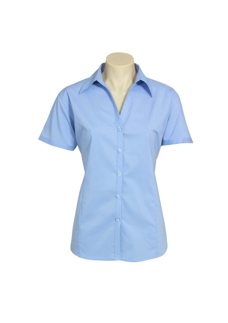 VV-LB7301S LADIES METRO S/SLEEVE SHIRT - SKY