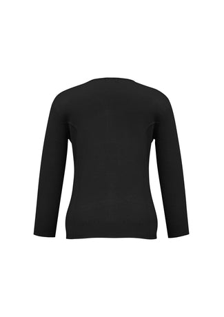 UA-LC3505 LADIES FASHION KNIT CARDIGAN - BLACK