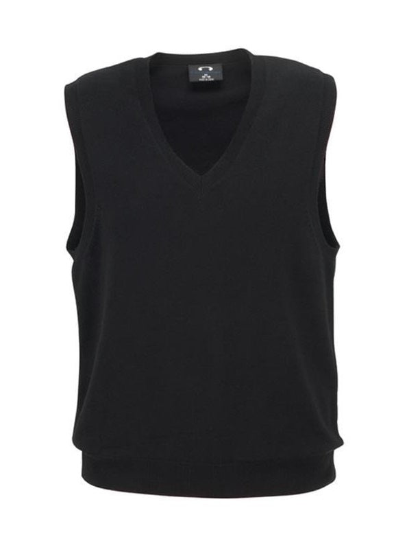 HSLV6007: Mens Woolmix Vest - BLACK