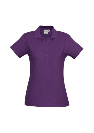 UA-P400LS LADIES POLY COTTON PIQUE POLO - LILAC