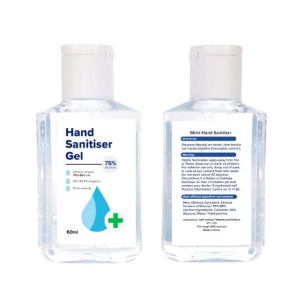 UA-PCA06 - 60ml Hand Sanitiser Gel