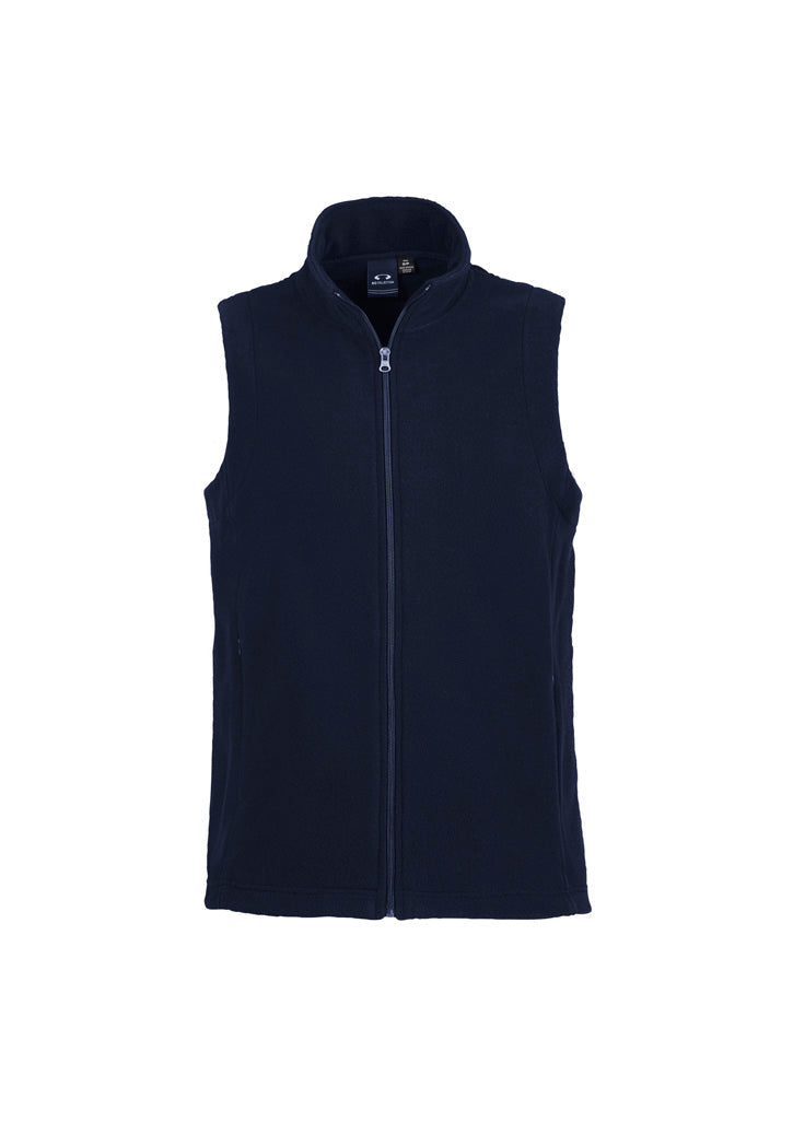 VV-PF905 Ladies Plain Micro Fleece Vest Navy