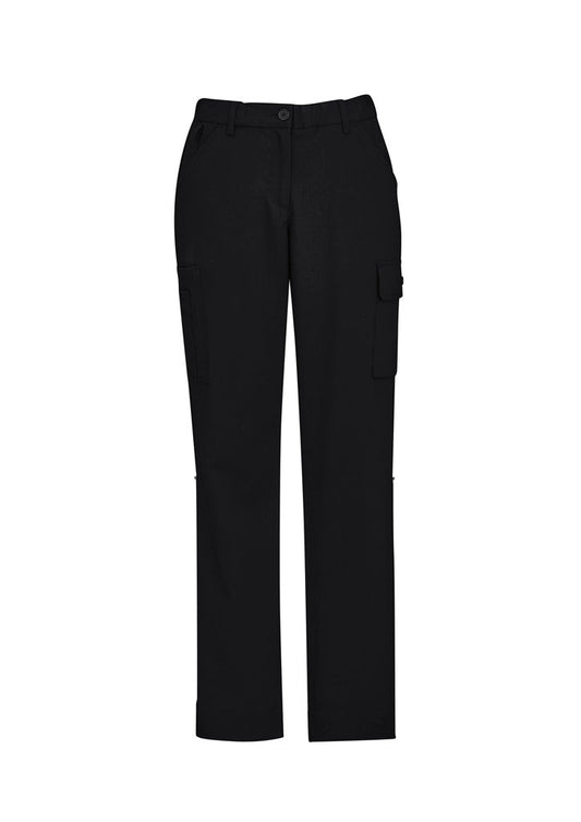 HS-CL954LL Comfort Womens Waist Cargo Pant Black