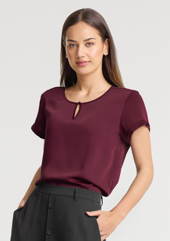 RU569LS - Womens Evelyn Short Sleeve Blouse