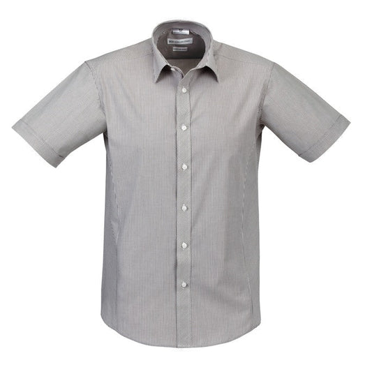 HSS121MS-ADMIN: Mens Berlin Short Sleeve Shirt - GRAPHITE