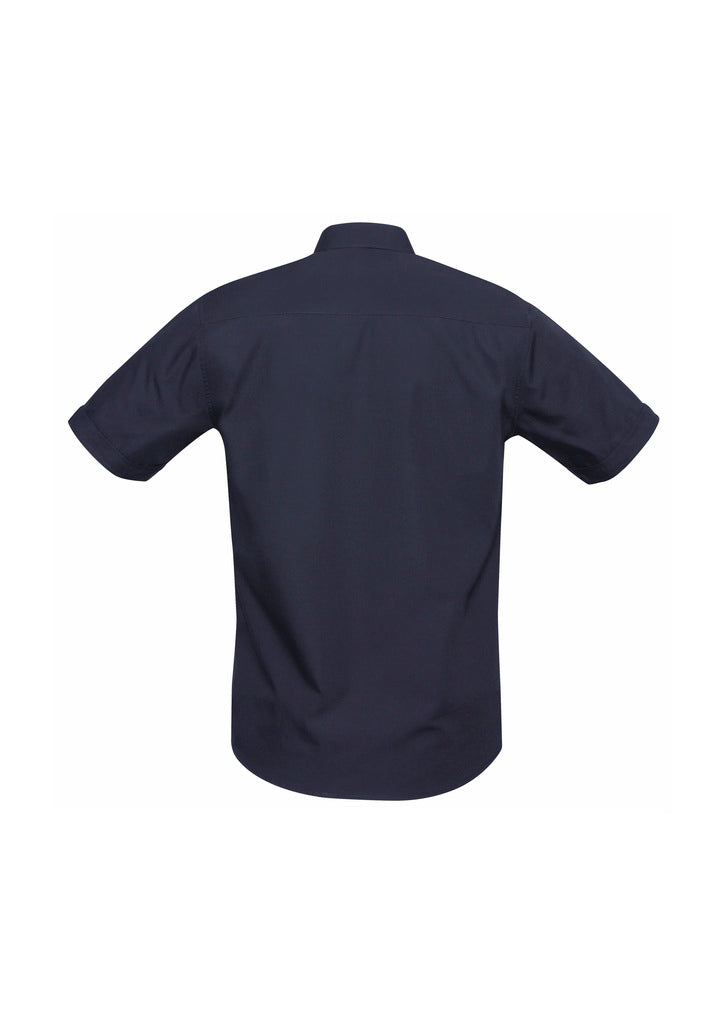LS-S306MS MENS BONDI S/S SHIRT - NAVY