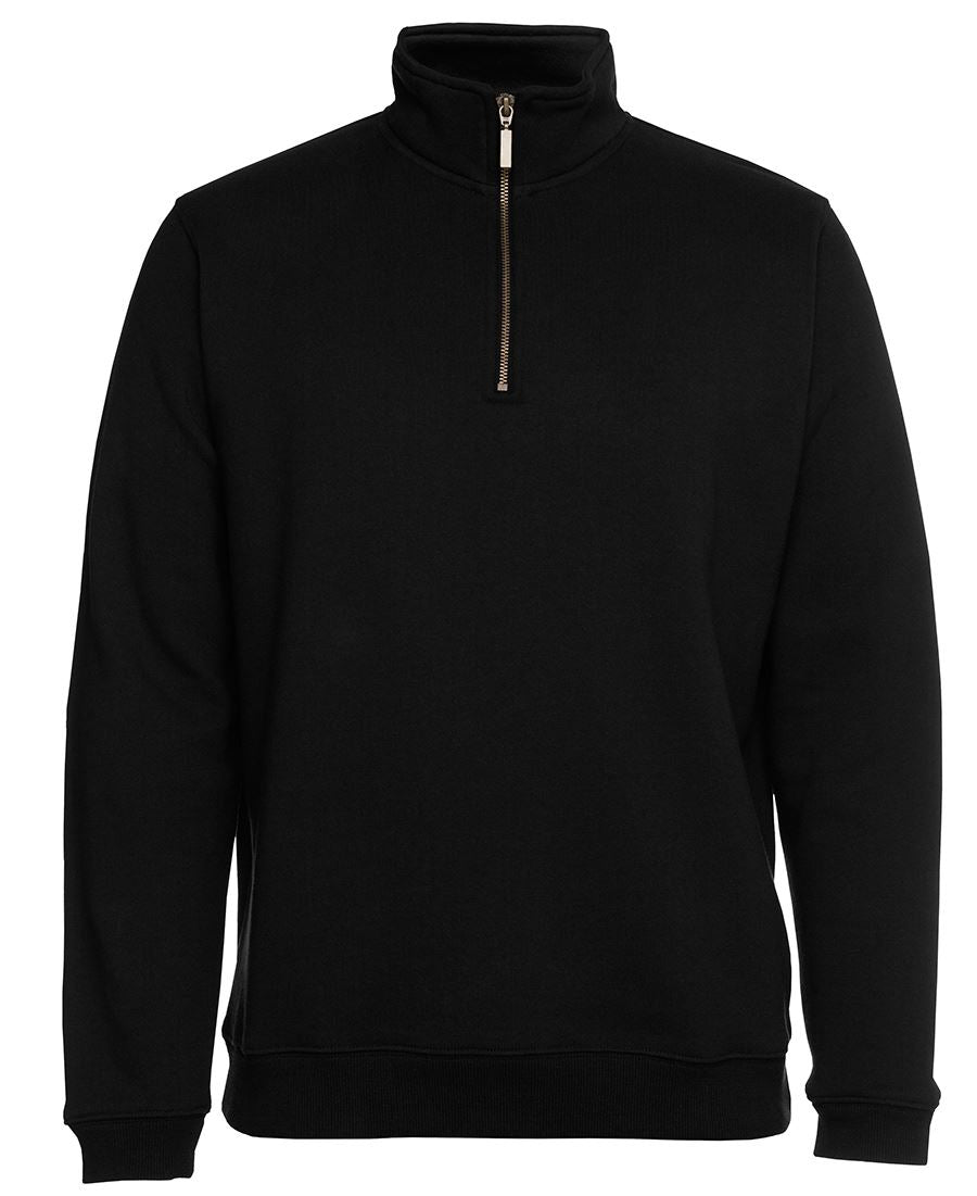 EC-S3FSZ C of C Brass 1/2 Zip Sweat Black