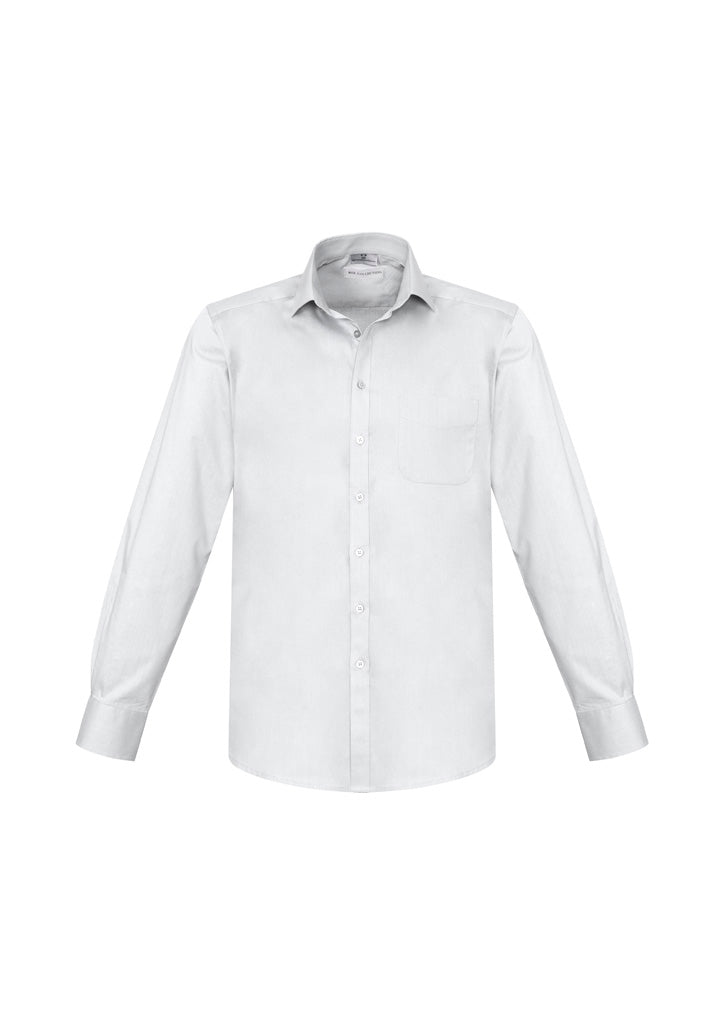 EC-S770ML Mens Monaco Long Sleeve Shirt White