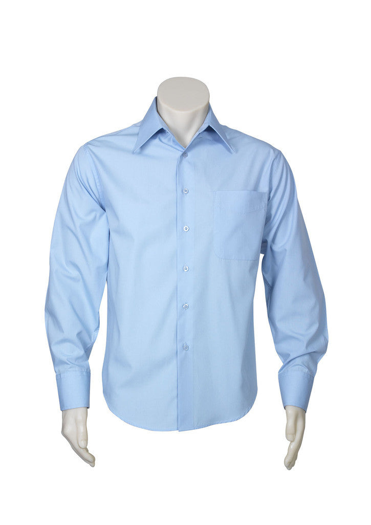 VV-SH714S MENS METRO L/SLEEVE SHIRT -SKY