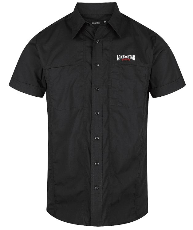 LSRH-W13 – MENS ASTON SHORT SLEEVE SHIRT BLACK