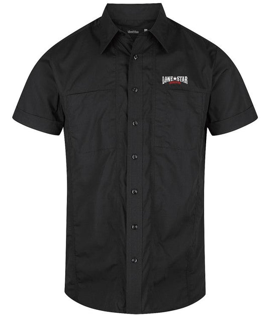 LSRH-W13 – MENS ASTON SHORT SLEEVE SHIRT BLACK