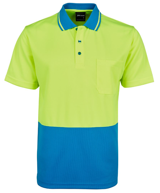 6HVNC - HI VIS NON CUFF TRADITIONAL POLO