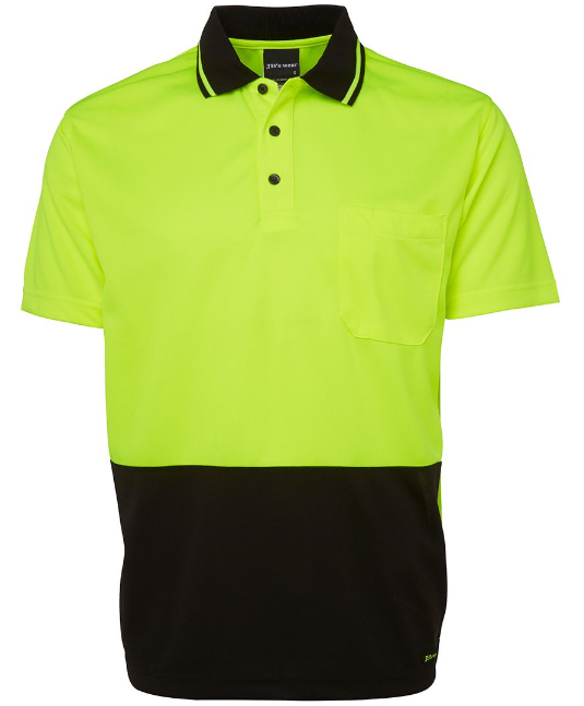 6HVNC - HI VIS NON CUFF TRADITIONAL POLO