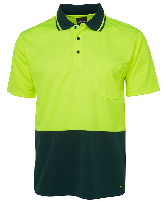 6HVNC - HI VIS NON CUFF TRADITIONAL POLO