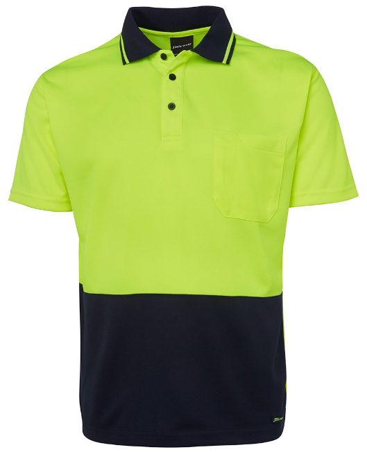 6HVNC - HI VIS NON CUFF TRADITIONAL POLO