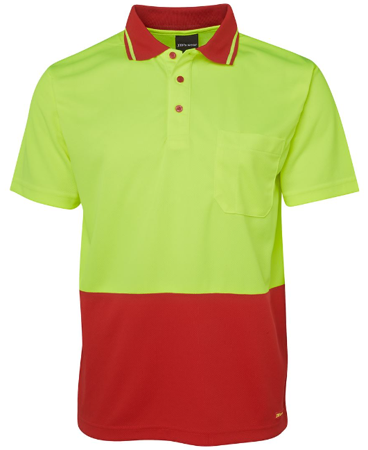 6HVNC - HI VIS NON CUFF TRADITIONAL POLO