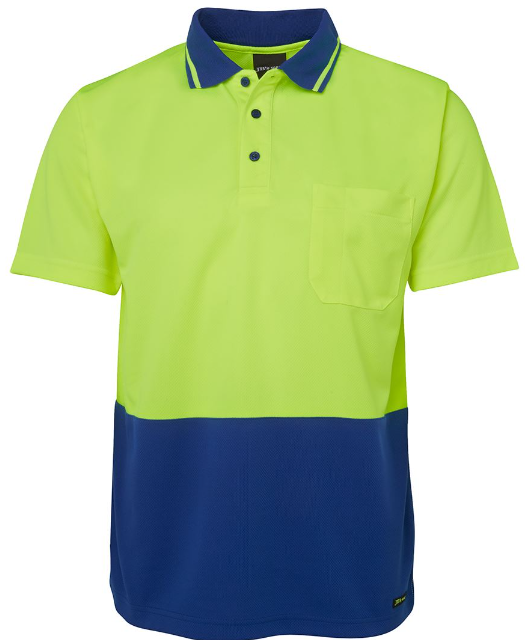 6HVNC - HI VIS NON CUFF TRADITIONAL POLO