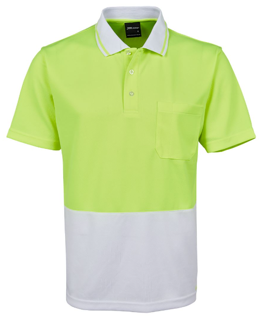 6HVNC - HI VIS NON CUFF TRADITIONAL POLO