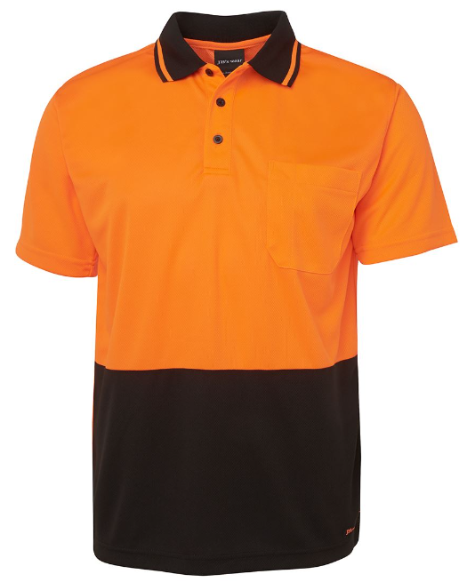 6HVNC - HI VIS NON CUFF TRADITIONAL POLO