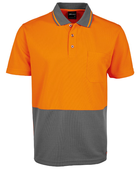 6HVNC - HI VIS NON CUFF TRADITIONAL POLO