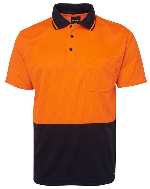 6HVNC - HI VIS NON CUFF TRADITIONAL POLO