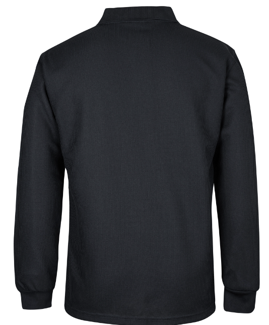7WPL - PODIUM L/S WAFFLE POCKET POLO